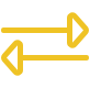 Icon representing horizontal and vertical arrows indicating direction or movement.