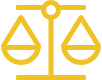 Icon of scales symbolizing justice and balance