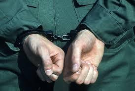 Someone in handcuffs