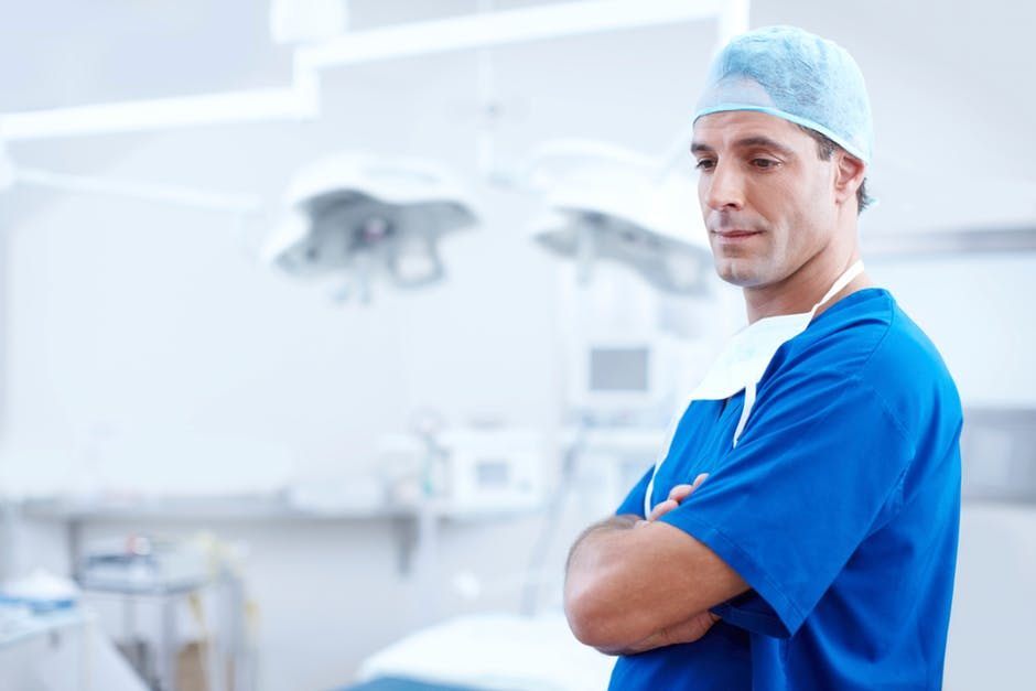 A male doctor