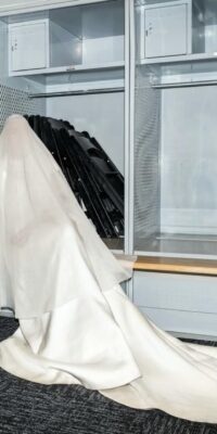 Reunited or Divorcing Amicably? Kim Kardashian Sports Wedding Gown at Kanye West’s Latest ‘Donda’ Listening Party
