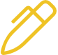 Yellow pen icon on a black background